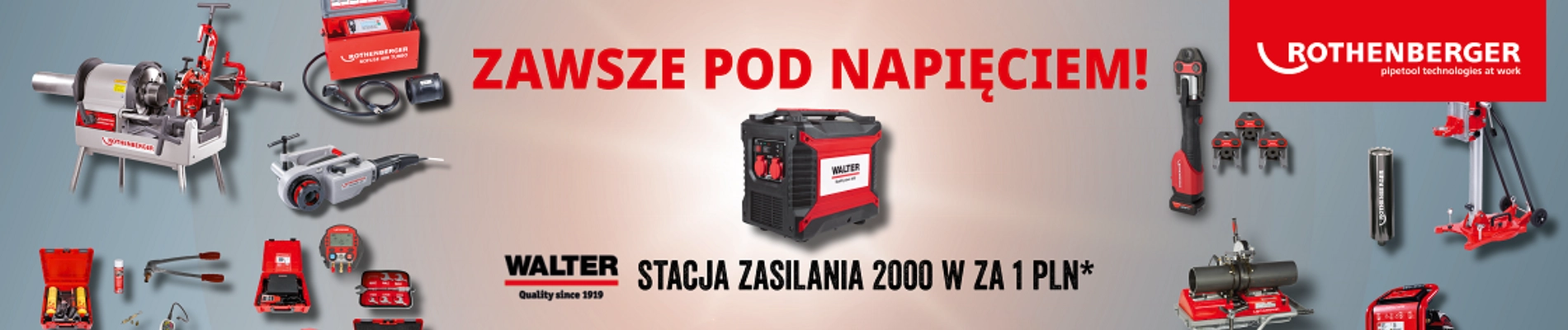Promocja Rothenberger - zawsze pod napięciem - baner