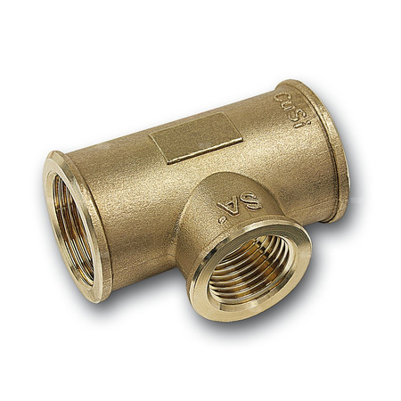 Trójnik SANHA PURAFIT brąz 1'' x 1'' x 1/2'' GW