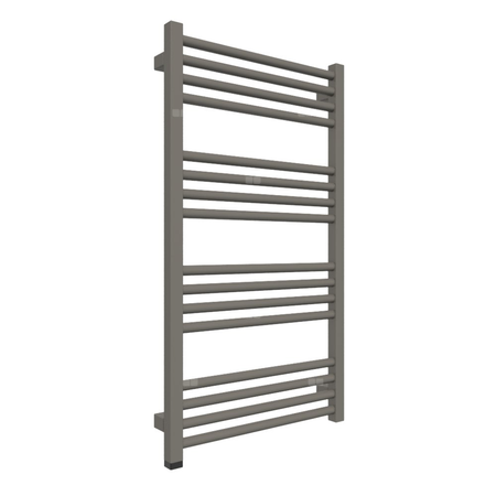 Grzejnik elektryczny TERMA FIONA ONE 500 x 900 mm, kolor błyszczący żwir, moc 400 W, podłączenie E8, kabel prosty bez wtyczki z maskownicą