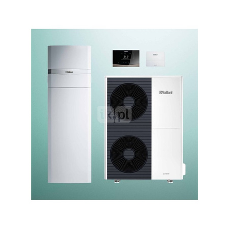 Pakiet Systemowy OZE - Pompa ciepła powietrze-woda split VAILLANT VWL 125/5AS aroTHERM11.9 kW 400 V + Centrala grzewcza uniTOWER VWL 128/5IS + Regulator sensoCOMFORT VRC 720