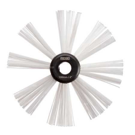 Akcesoria maszyny FlexShaft®: Szczotka nylonowa 4" (100 mm) do linii 3/8" (10 mm)