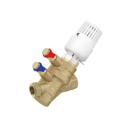 Zawór regulacyjny COMAP Nexus Vivax T-AF Mosiądz PN25, pol. Gwint wewnętrzny 1/2'' DN 15L, natężenie przepływu 0.118m3/h od -20'C do 120'C, niezależny od ciśnienia