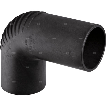 Kolano przyłączeniowe 90' GEBERIT Silent-db20, PE / polietylen, 63 mm x 56 mm (króciec)