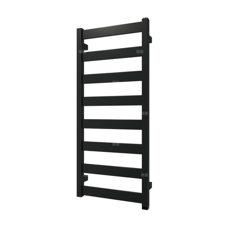 Grzejnik elektryczny TERMA VIVO One 400 x 910 mm, kolor czarny jak kruk RAL9005, moc 300 W, podłączenie E8, kabel prosty bez wtyczki 1,5m