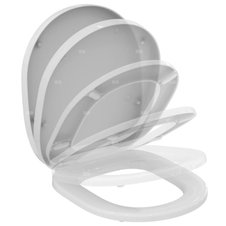 CONNECT Deska sedesowa wolnoopadająca, zawiasy metalowe