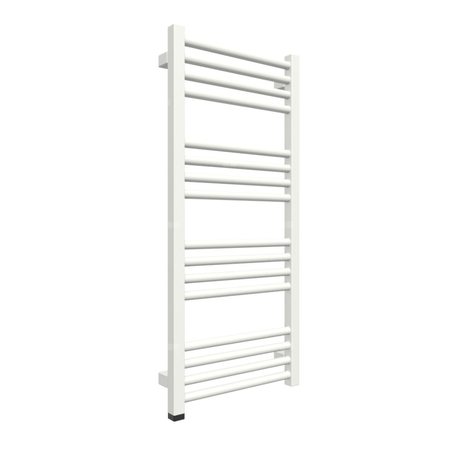 Grzejnik elektryczny TERMA FIONA ONE 400 x 900 mm, kolor biała ściana, moc 300 W, podłączenie E8, kabel prosty bez wtyczki biały