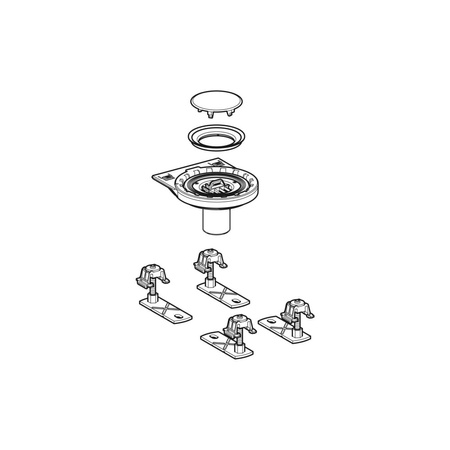 Podkładka odpływu do syfonu d90 Setaplano