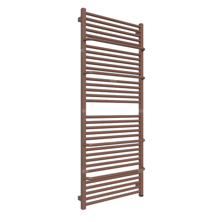 Grzejnik elektryczny TERMA LIMA ONE 600 x 1460 mm, kolor miedź, moc 800 W, podłączenie E8, kabel spiralny z wtyczką 2,5m srebrzysty