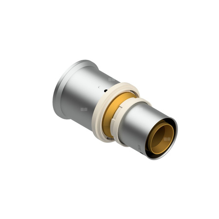 Złączka prosta zaprasowywana QIK XPRT redukcja, mosiądz, 40 mm x 32 mm (złącze zgrzewane x złącze zgrzewane)