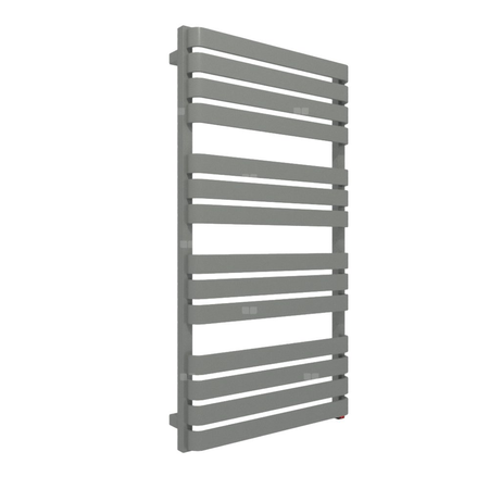 Grzejnik elektryczny TERMA WARP 600 x 1110 mm, kolor burzowe niebo, moc 600 W, podłączenie E8, kabel prosty bez wtyczki