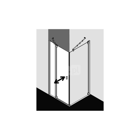 Kermi Drzwi wah. Raya 1NL 0900x 1850 870-900 SIMG ESG Clean