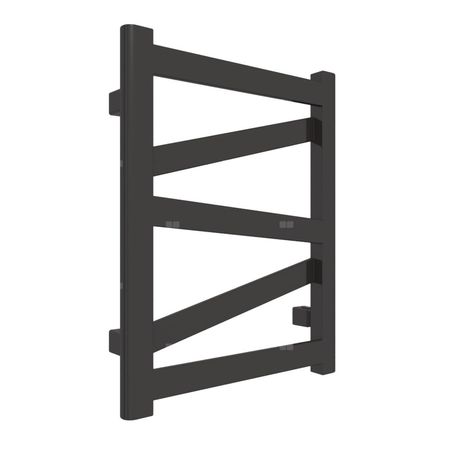 Grzejnik elektryczny TERMA VIPERA 400 x 510 mm, kolor heban, moc 200 W, podłączenie E1, kabel spiralny z wtyczką