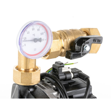 Grupa pompowa AFRISO BTU 502 nakrętka x nakrętka 1'' x 1'', z zaworem mieszającym, z pompą obiegową Grunfos UPM3 Auto