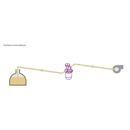 Filtr olejowy AFRISO V500Si jednorurowy fi 3/8'' x 3/8'' GW x GZ, z wkładem plastikowym, maks. przepływ 250 l/h