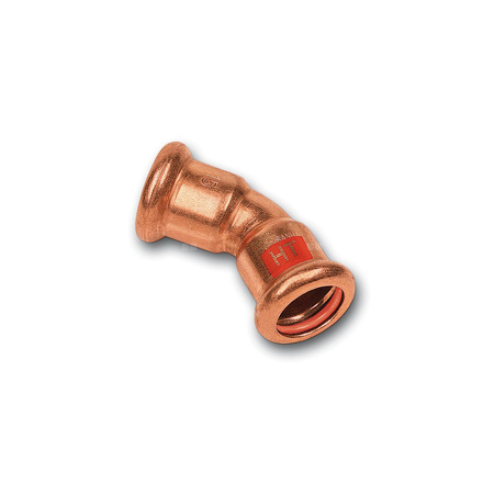 Łuk 45' SANHA Press Solar, miedź, 88,9 mm (zw x zw)