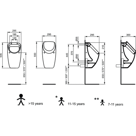 CONNECT PISUAR BEZ POKRYWY