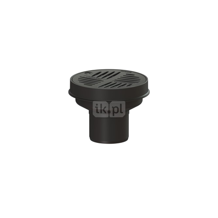 Wpust podwórzowy Ecoguss DN100, odpływ pionowy, z okrągłą ramą nośną