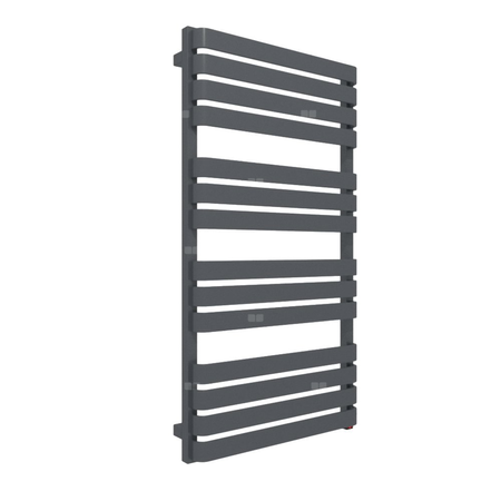 Grzejnik elektryczny TERMA WARP 600 x 1110 mm, kolor nowoczesna szarość, moc 600 W, podłączenie E8, kabel prosty z wtyczką