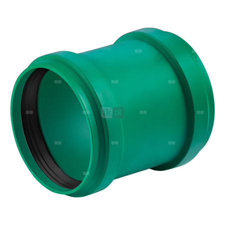Mufa przesuwna MAGNAPLAST KG 2000 KGU, PP-md (zielony), DN 200 (ww x ww), do kanalizacji