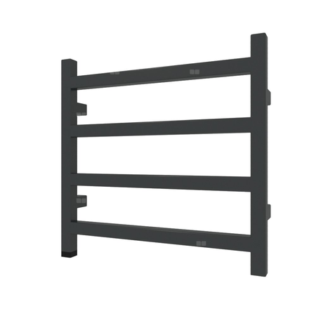 Grzejnik elektryczny TERMA SIMPLE ONE 500 x 1920 mm, kolor czarny jak kruk matowy RAL9005, moc 800 W, podłączenie E8, kabel prosty bez wtyczki 1,5m