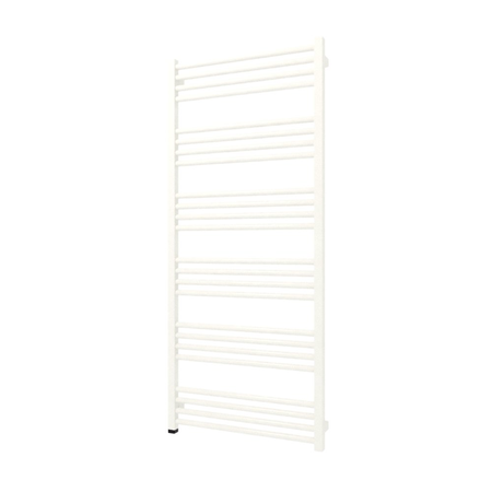 Grzejnik elektryczny TERMA FIONA ONE 600 x 1380 mm, kolor biały drogowy RAL9016, moc 800 W, podłączenie E8, kabel prosty z wtyczką 1,5m biały