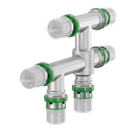 Trójnik COMAP MultiSkin Visu-Control mosiądz (zacisk)