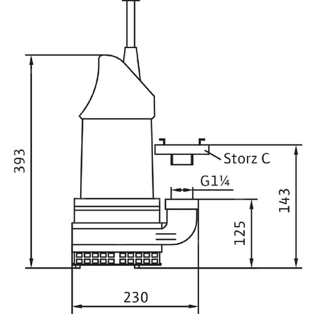 Pompa zanurzeniowa do ścieków WILO EMU KS 8 E SVA+V żeliwo 1 x  230 V, moc 1.1 W 50 Hz