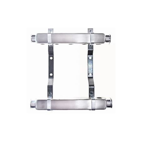 Rozdzielacz INOX do CO bez nypli - QIK Optimo III RN-6 - 2 sekcje