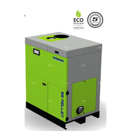 Kocioł na pellet VITECO HEAT EG PELLET P 40 kW z zasobnikiem o pojemności 320 l