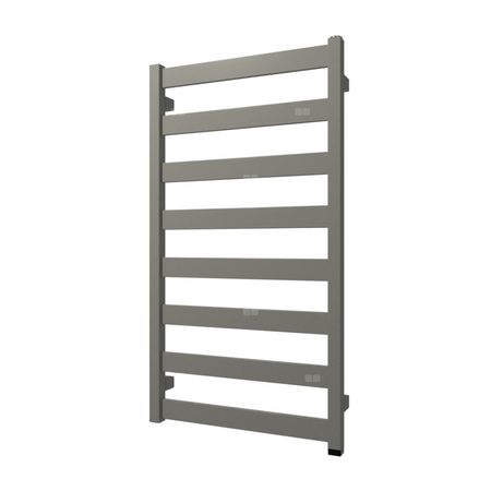 Grzejnik elektryczny TERMA VIVO One 500 x 910 mm, kolor szary agatowy RAL7038, moc 400 W, podłączenie E8, kabel prosty bez wtyczki biały