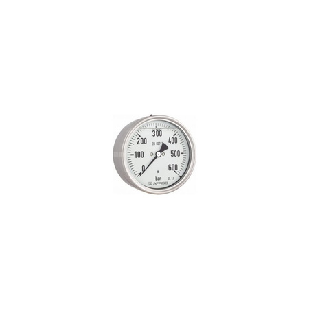 Manometr z rurką Bourdona AFRISO RF glicerynowy 0/2,5 bar G1/4B aksjalne fi 80 mm, kl. 1.6%