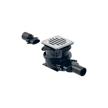 Kratka szczelinowa Geberit z ramką kratki, do wpustu podłogowego Varino i wpustu Varino 13 x 13 cm