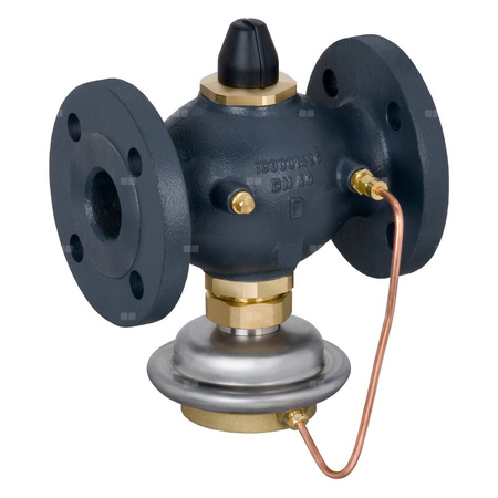 Regulator różnicy ciśnień z ograniczeniem przepływu AVQ PN25 40/20 /02 koł. zas./pow.