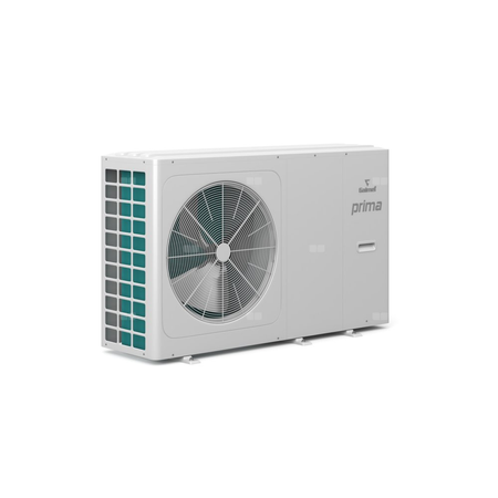 Hybrydowy system grzewczy: pompa ciepła PRIMA 3F R32 12GT (typu MONOBLOK) + wymiennik c.w.u. do pomp ciepła TOWER GRAND 300 l + bufor 60 l + zawór trójdrogowy + komplet elektryczny + centrala Sinum Lite