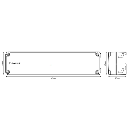 Bezprzewodowa listwa sterująca SALUS KL08RF