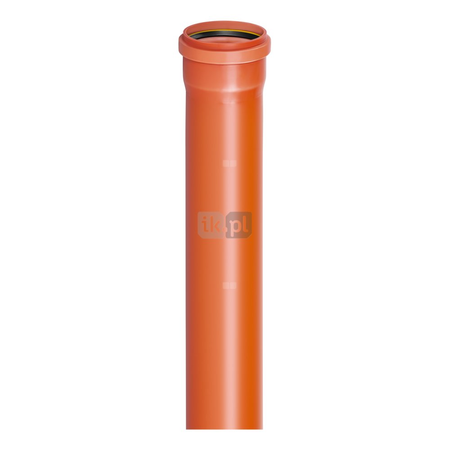 Rury z kielichem PP SN8 LITE z uszczelką DIN-LOCK KGEP 110x3,8/6000