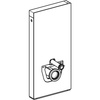 Moduł sanitarny do WC wiszącego GEBERIT Monolith, 1010 mm x 480 mm x 106 mm, regulacja wysokości, front: imitacja betonu, bok: czarny