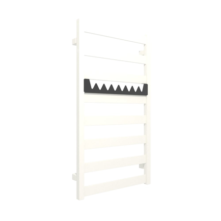 Grzejnik elektryczny TERMA VIVO 500 x 910 mm, kolor biały soft RAL9016, moc 400 W, podłączenie E8, kabel prosty bez wtyczki z maskownicą