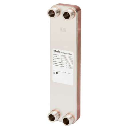 Wymiennik ciepla 1-stopniowy XB05M XB05M-1-10 PN25 G3/4, plyt: 10