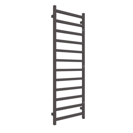 Grzejnik elektryczny TERMA SIMPLE ONE 500 x 1440 mm, kolor brązowy szary RAL8019, moc 600 W, podłączenie E8, kabel prosty bez wtyczki z maskownicą