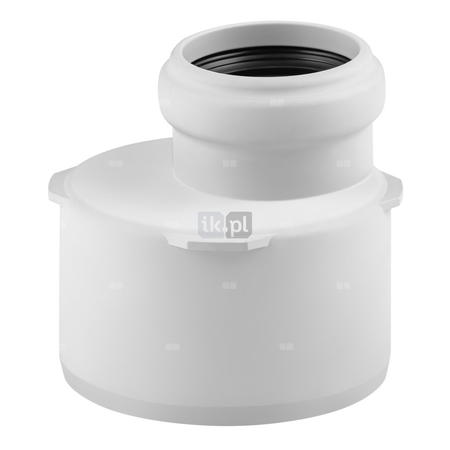 Złącze MAGNAPLAST SKOLAN safe dBL redukcja, PP (biały), DN 160 x DN 125 (ww x wz), do kanalizacji