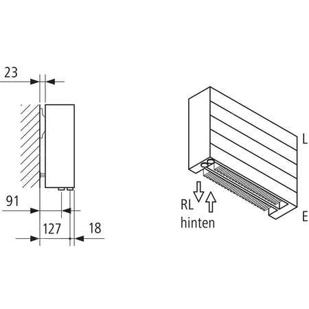 Grzejnik płytowy typ 22 KERMI HHN, z osłonami wym. 840 x 2600 mm, kolor biały, moc 4685 W