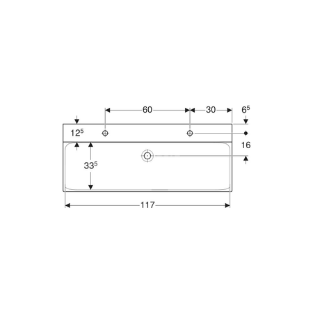 Zawór zestawu odpływowego Geberit ze swobodnym przepływem i pokrywą odpływu: Chrom błyszczący, L=5cm