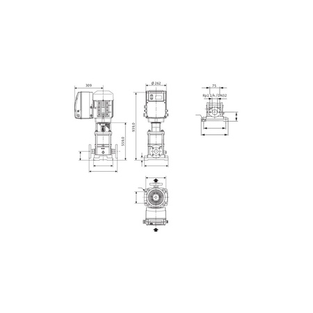 Wilo-MVIE 7001-3/16/E/3-2-2G wysokociśnieniowa pompa do wody