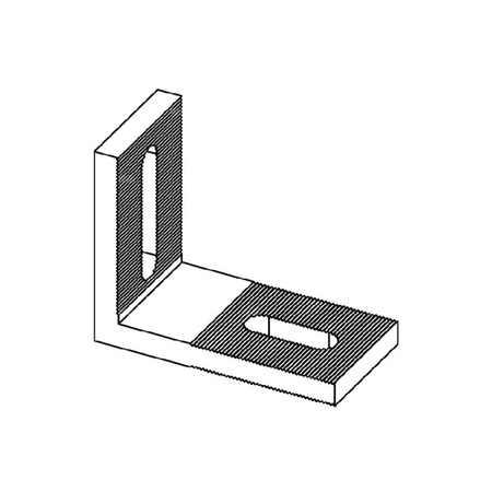 Łącznik montażowy kątowy L (50x70x30)