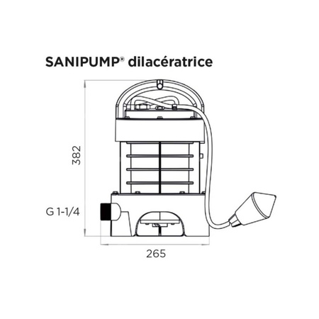 SANIPUMP - Pompa zanurzeniowa
