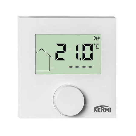Ker x-net regulator ścienny LCD 230 V instrukcja obsługi w opakowaniu