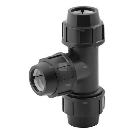 Trójnik skręcany do rur PE PN16 40 mm