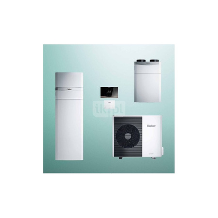 Pakiet Systemowy OZE - Pompa ciepła powietrze-woda split VAILLANT VWL 75/5AS aroTHERM6.7 kW 400 V + Centrala grzewcza uniTOWER VWL 78/5IS + Regulator sensoCOMFORT VRC 720 + Rekuperator entalpiczny VAR 360/4E