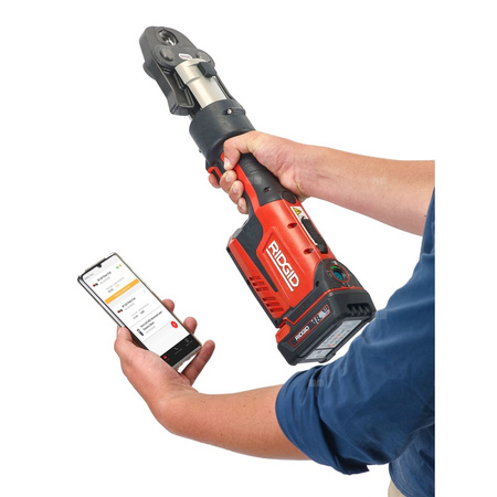 Zaciskarka RIDGID RP 351-B (akumulator litowo-jonowy) 12–108mm 18V + walizka + ładowarka + dodatkowy akumulator